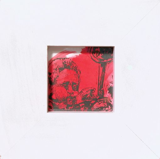 Framed scetch of Dizzy Gillespie