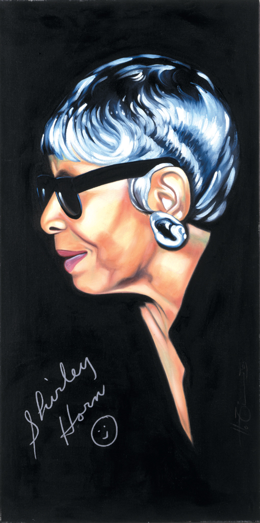 Shirley Horn painting