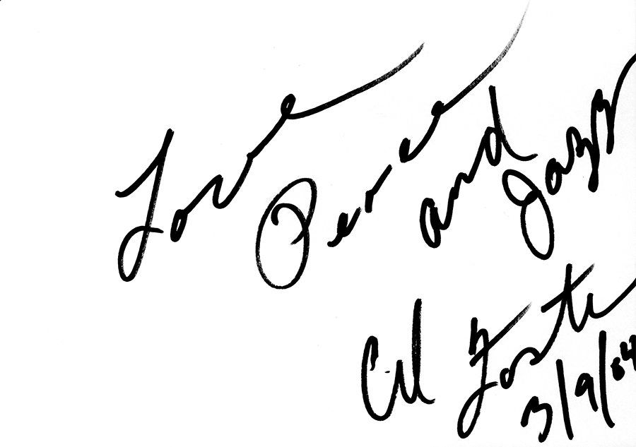 Al Foster signature